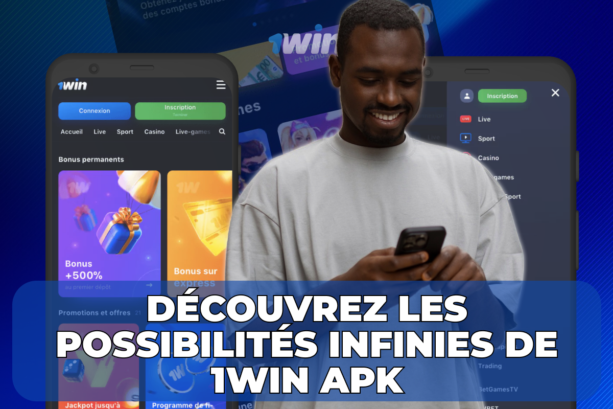1win mobile app interface showcasing games and navigation